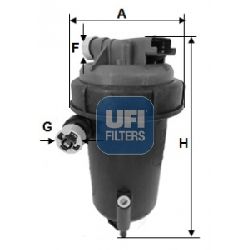 FILTRO CARBURANTE JUMPER - DUCATO - BOXER - (FIAT STRADA 1.3 MJET) 