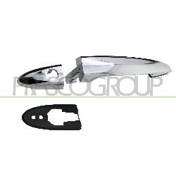 MANIGLIA PORTA EST SX YPSILON 2003 SUCC. CROMATA