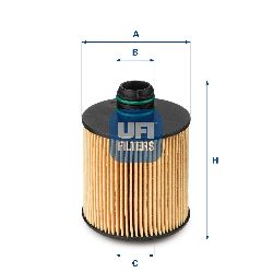 FILTRO OLIO UFI - MANN FILTER